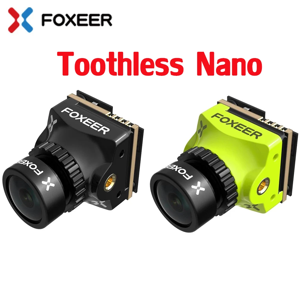 

Foxeer Toothless 2 Nano 1200TVL 1/2" CMOS Sensor FPV Camera Standard 1.8mm Starlight 2.1mm for FPV Micro Drone DIY Parts