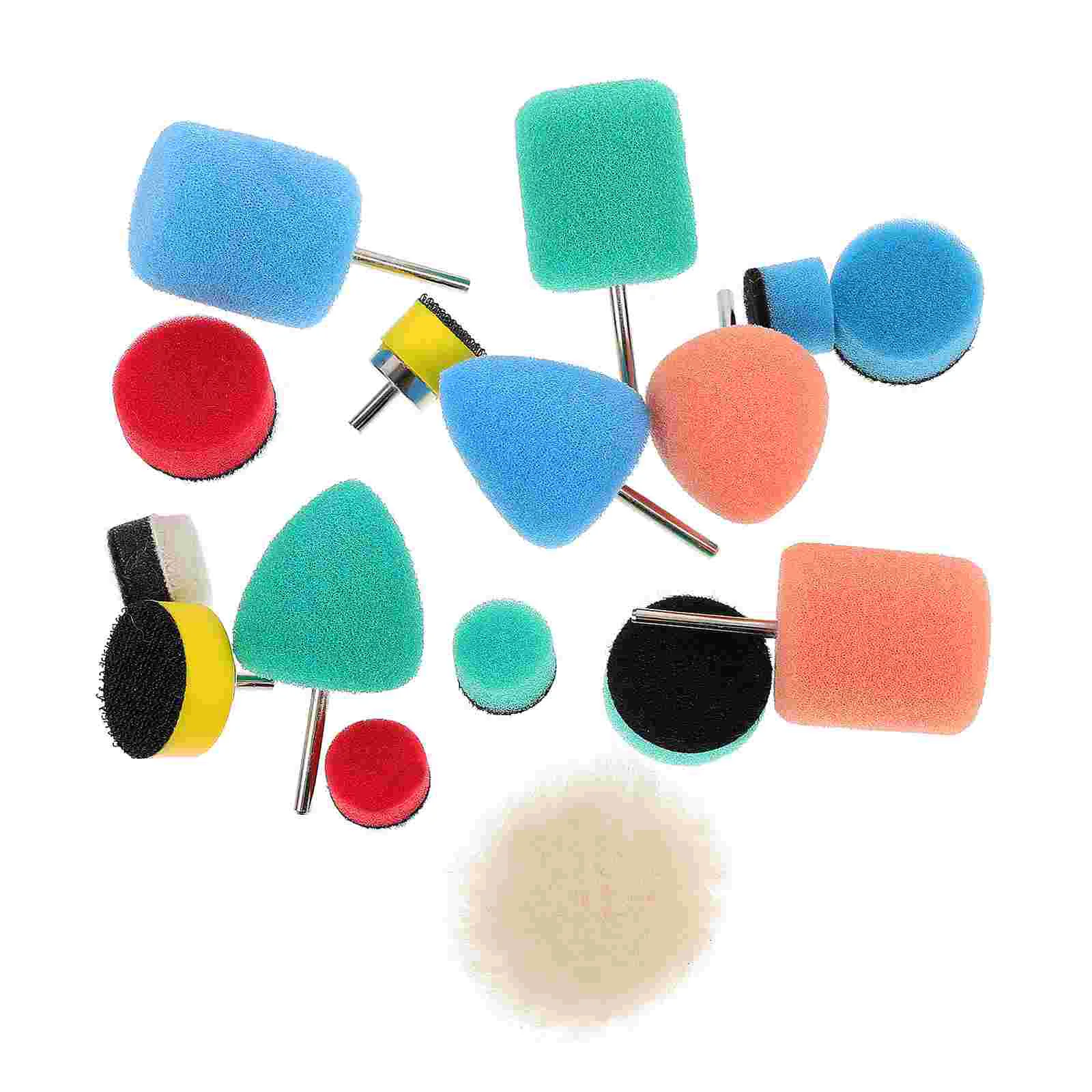16 Pcs Polishing Sponge Polisher Equipment Wheel Buffing Drill Kit Stainless Steel Auto Pads
16 Pcs Polishing Sponge Polisher Equipment Wheel Buffing Drill Kit Stainless Steel Auto Pads