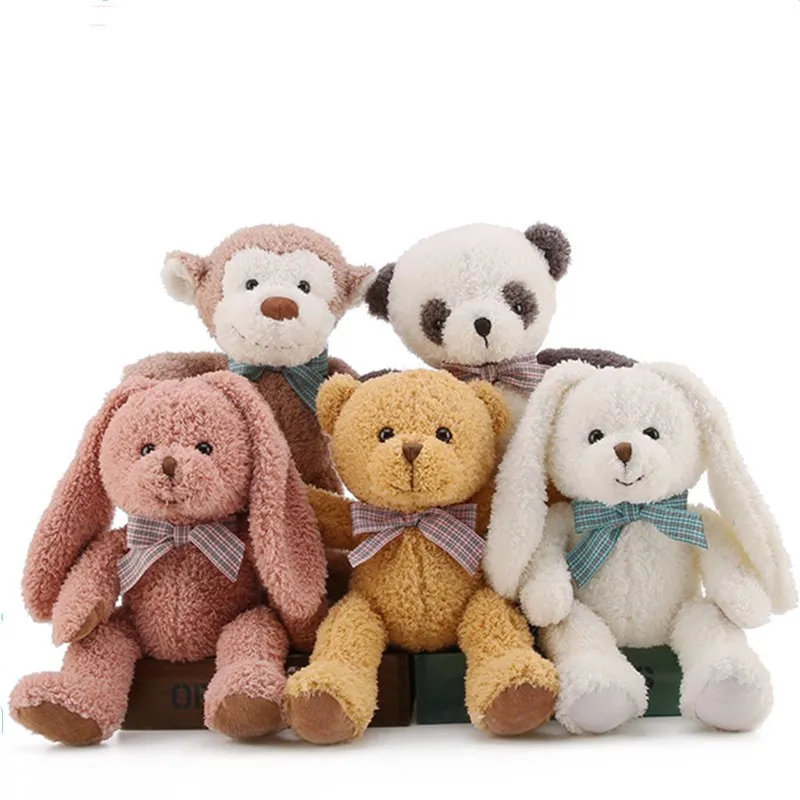 32cm Cute Jungle Animal Doll Plush Animal Cartoon Panda Bear Monkey Rabbit Children's Toy Girl Baby Soothing Birthday Gift 
32cm Cute Jungle Animal Doll Plush Animal Cartoon Panda Bear Monkey Rabbit Children's Toy Girl Baby Soothing Birthday Gift