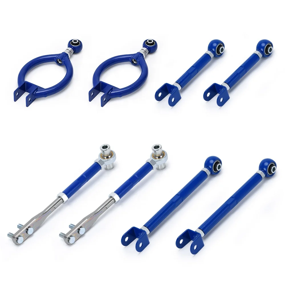 FOR 89-94 240SX S13 Camber + Traction Arm + Tension + Rear Toe Arm Adjustable Blue 9816+9823+9836+9805
FOR 89-94 240SX S13 Camber + Traction Arm + Tension + Rear Toe Arm Adjustable Blue 9816+9823+9836+9805