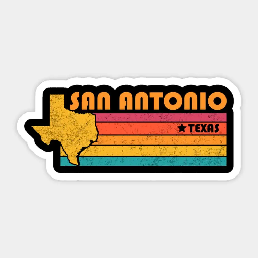 San Antonio Texas Vintage Distressed Souvenir Sticker for Laptop Decor Bedroom Car Cute Cartoon Art Fashionable Public Suitcase
San Antonio Texas Vintage Distressed Souvenir Sticker for Laptop Decor Bedroom Car Cute Cartoon Art Fashionable Public Suitcase