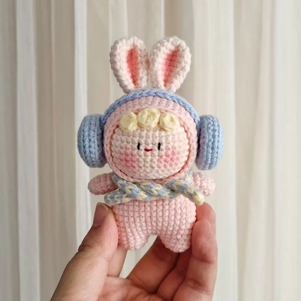 New Style Cute Cartoon Handmade Flying Rabbit Doll, Crochet Knids of Bunny Pendants, Rabbit Doll Key Chain for Bag Pendant New Style Cute Cartoon Handmade Flying Rabbit Doll, Crochet Knids of Bunny Pendants, Rabbit Doll Key Chain for Bag Pendant