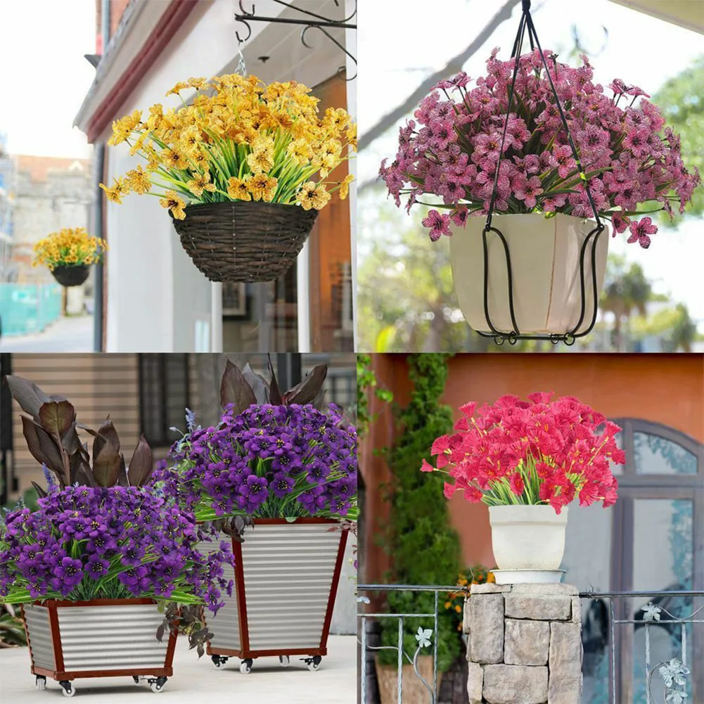 Artificial Flowers Fake Flowers Simulated Bouquet Plants For Home Outdoor Garden Porch Decoration Non Fading Plastic 31cm
Artificial Flowers Fake Flowers Simulated Bouquet Plants For Home Outdoor Garden Porch Decoration Non Fading Plastic 31cm
