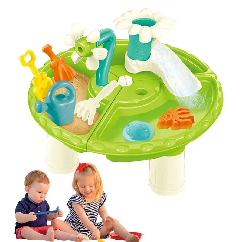 

Kids Water Table Activity Sensory Table 13 Pcs Set Kids Water Sandbox Play Table Set With Accessories Outdoor For Boys And Girls