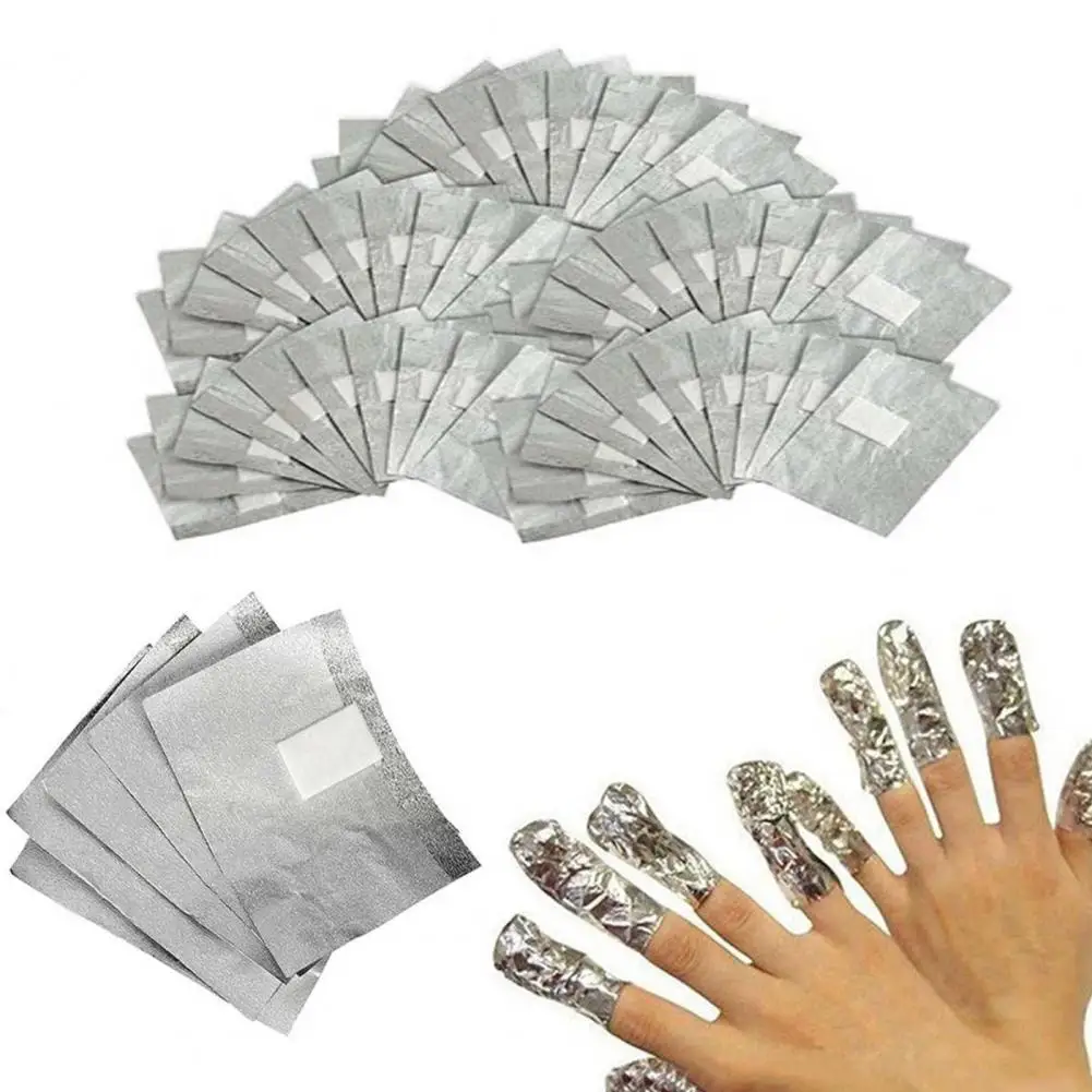 

Nail Remover Time-saving Gel Polish Removal Efficient Eco-friendly Nail Removers 50pcs/100pcs Foil Wraps for Easy Gel Polish