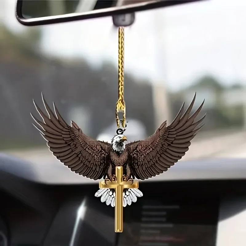 2pcs Eagle Jesus Cross Car Pendant - A Beautiful Car Rearview Mirror Ornament for Christmas Decoration and Gift Giving
2pcs Eagle Jesus Cross Car Pendant - A Beautiful Car Rearview Mirror Ornament for Christmas Decoration and Gift Giving