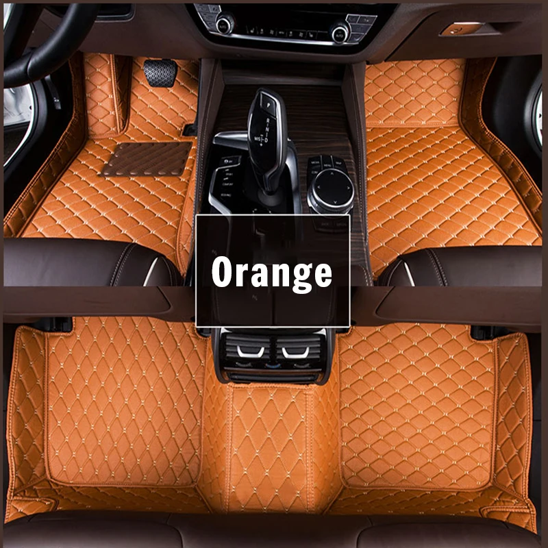 

Custom Car Floor Mats Leather For Genesis GV70 GV90 GV80 G70 G90 G80 Foot Covers Auto Carpet Car Interior Accessories