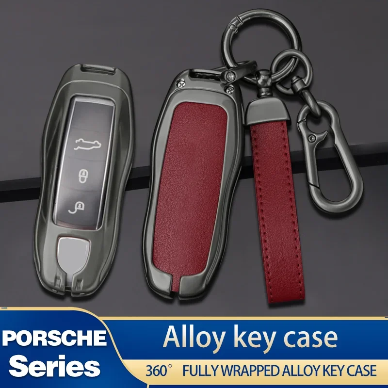 Luxury Genuine Leather for Porsche Boxster Cayman Panamera Cayenne Macan 718/911 Taycan Car Key Case Cover Protective Keychain
Luxury Genuine Leather for Porsche Boxster Cayman Panamera Cayenne Macan 718/911 Taycan Car Key Case Cover Protective Keychain