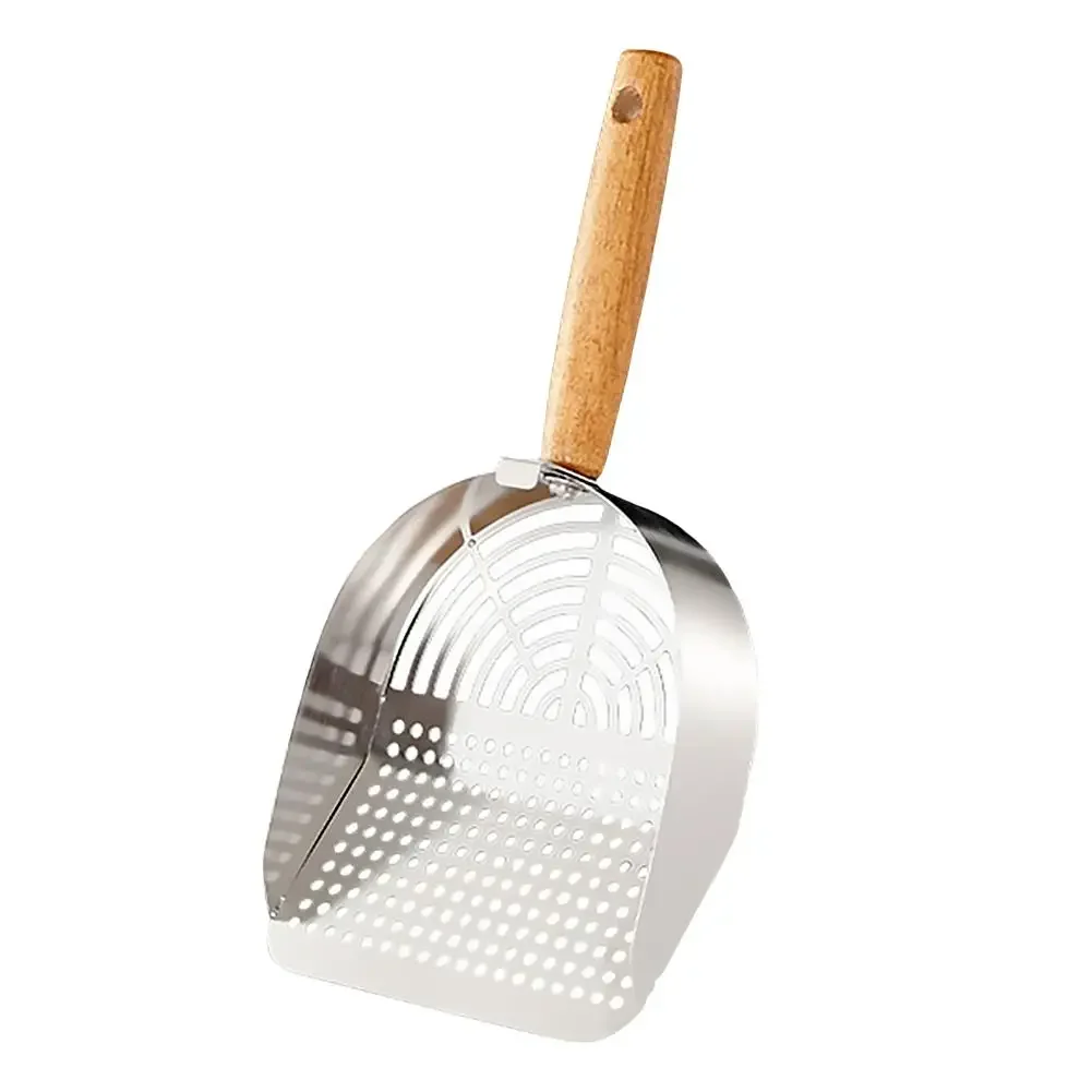 Steel Cat Litter Scoop with Long Handle – Pet Waste Shovel for Tofu Sand Litter Boxes Steel Cat Litter Scoop with Long Handle – Pet Waste Shovel for Tofu Sand Litter Boxes