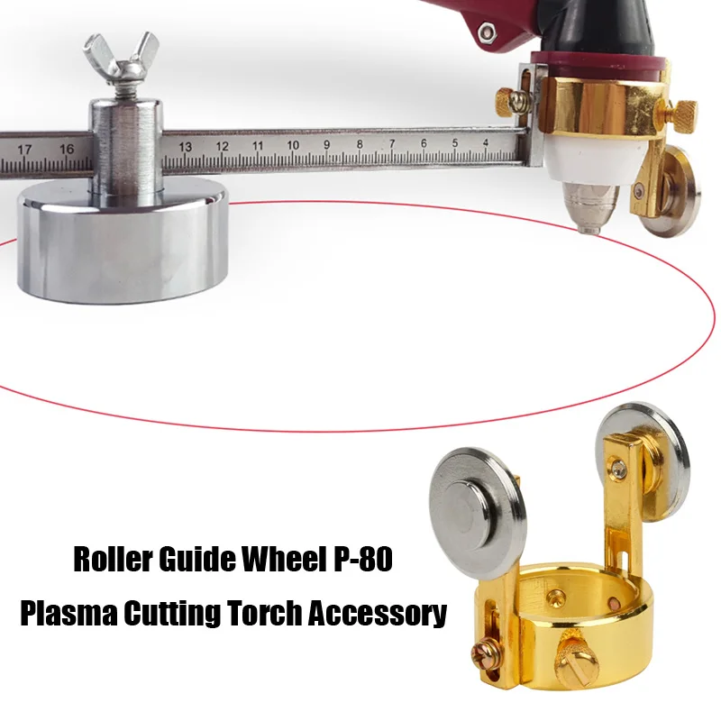 Roller Guide Wheel P80 Plasma Welding Torch Roller Guide Portable Diameter Adjustable Removable Wheel Guider Accessories Replace
Roller Guide Wheel P80 Plasma Welding Torch Roller Guide Portable Diameter Adjustable Removable Wheel Guider Accessories Replace