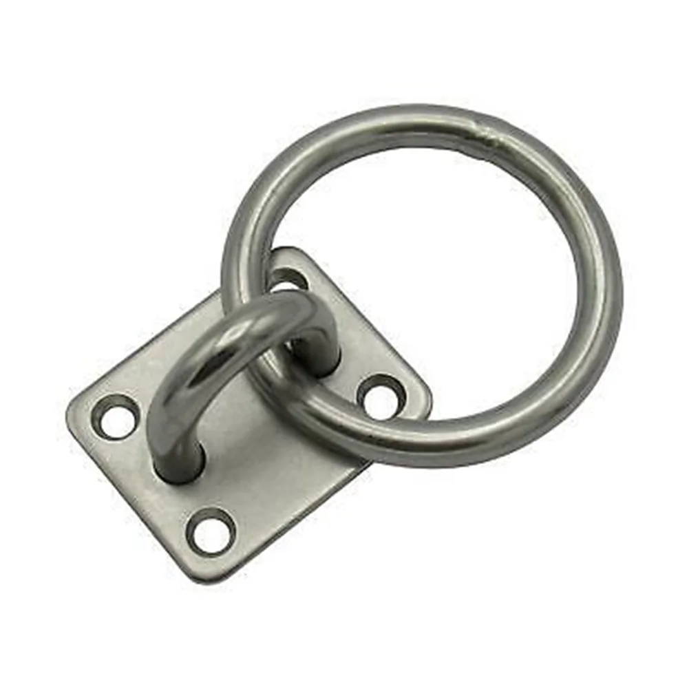 Brand New High Quality Eye Plate Marine Square Stable Stainless Steel Universal With Ring Yacht 6mm Accessories
Brand New High Quality Eye Plate Marine Square Stable Stainless Steel Universal With Ring Yacht 6mm Accessories