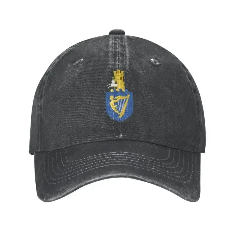 

Индивидуальная хлопковая бейсбольная кепка в Ирландском стиле с гербом оружия для мужчин и женщин, регулируемая летняя кепка в виде папы