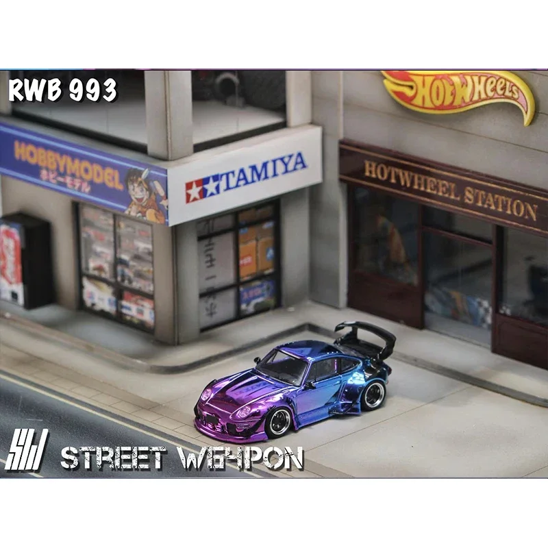 In Stock SW 1:64 RWB 993 Chromed Electroplate Purple Blue Diecast Diorama Car Model Collection Miniature Toys Street Weapon
In Stock SW 1:64 RWB 993 Chromed Electroplate Purple Blue Diecast Diorama Car Model Collection Miniature Toys Street Weapon