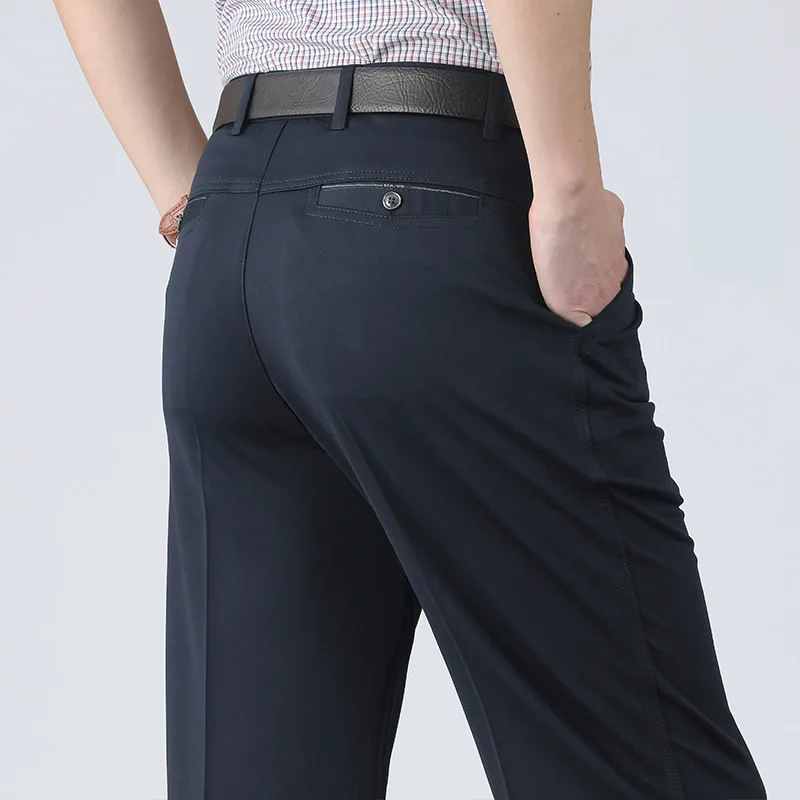 2023 Men's Trousers Middle-aged Men Casual Loose Summer Thin Pants for Male Straight High Waist Man Pants
2023 Men's Trousers Middle-aged Men Casual Loose Summer Thin Pants for Male Straight High Waist Man Pants