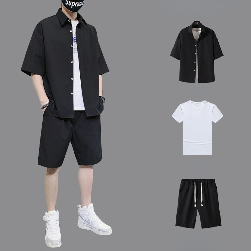 3 Piece Set Men Summer Outfits Classic Style Loose Fit Summer Fashion Clothing Men Suit Casual Cozy Clothes 2023 Brand New S14
3 Piece Set Men Summer Outfits Classic Style Loose Fit Summer Fashion Clothing Men Suit Casual Cozy Clothes 2023 Brand New S14