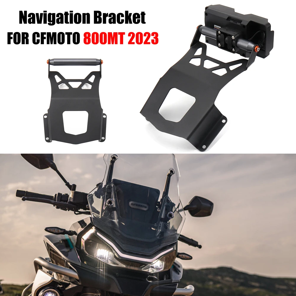 

New For CFMOTO 800MT 800mt 800 MT 2023 Expansion Stand Crossbar 22mm Motorcycle Phone GPS Mount Navigation Bracket