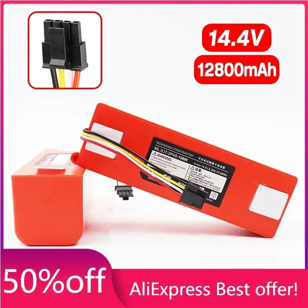 Batería de repuesto para aspiradora Xiaomi Roborock S50, S51, S55, accesorio repuesto, batería de iones litio, 12800mAh
Batería de repuesto para aspiradora Xiaomi Roborock S50, S51, S55, accesorio repuesto, batería de iones litio, 12800mAh