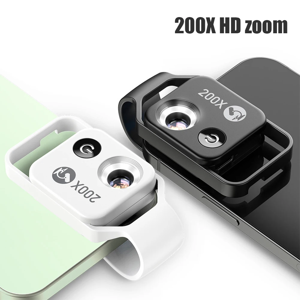 200X Magnification Microscope Lens with CPL Mobile LED Light Micro Pocket Macro Lenses for IPhone Samsung all Smartphones
200X Magnification Microscope Lens with CPL Mobile LED Light Micro Pocket Macro Lenses for IPhone Samsung all Smartphones