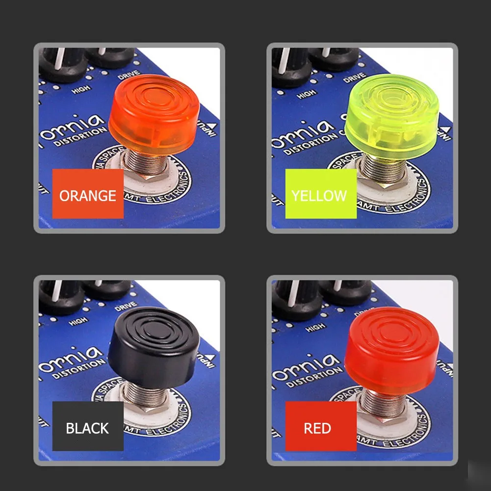 10Pcs Guitar Effect Foot Switch Top Cover Foot Nail Cap Pedal Top Cover Non-slip Multi-color Effector Foot Protection Cap
10Pcs Guitar Effect Foot Switch Top Cover Foot Nail Cap Pedal Top Cover Non-slip Multi-color Effector Foot Protection Cap