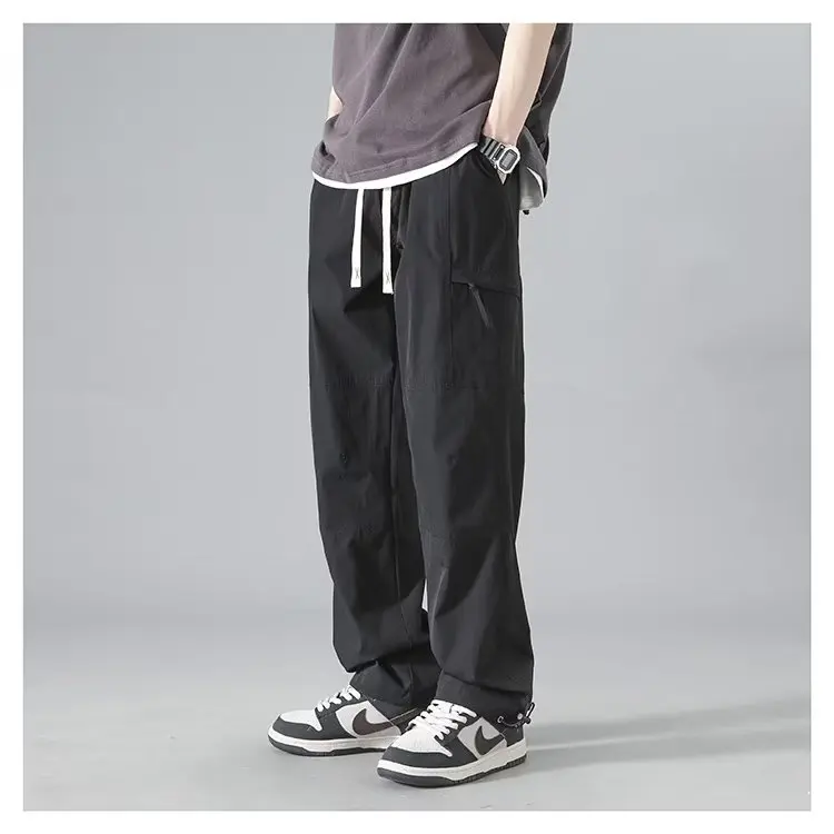 

Japanese Korean Fashion Cargo Pants Men Summer Baggy Casual Pants Harajuku Joggers Streetwear New Men Clothing Y2k Sweatpants