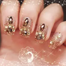 Women Fashion Full Cover Detachable Artificial Glitter Square Head False Nails Rhinestone Fake Nails Nail Tips Wearable
Women Fashion Full Cover Detachable Artificial Glitter Square Head False Nails Rhinestone Fake Nails Nail Tips Wearable