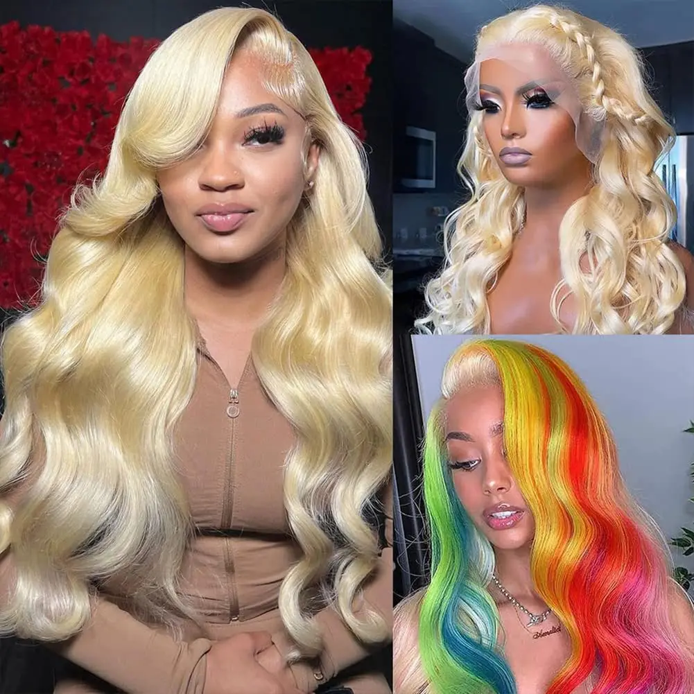 42 Inch 13x4 Body Wave 613 Hd Honey Blonde Lace Front Human Hair Wigs Brazilian 13x6 Color Lace Frontal Wigs For Women Glueless 
42 Inch 13x4 Body Wave 613 Hd Honey Blonde Lace Front Human Hair Wigs Brazilian 13x6 Color Lace Frontal Wigs For Women Glueless