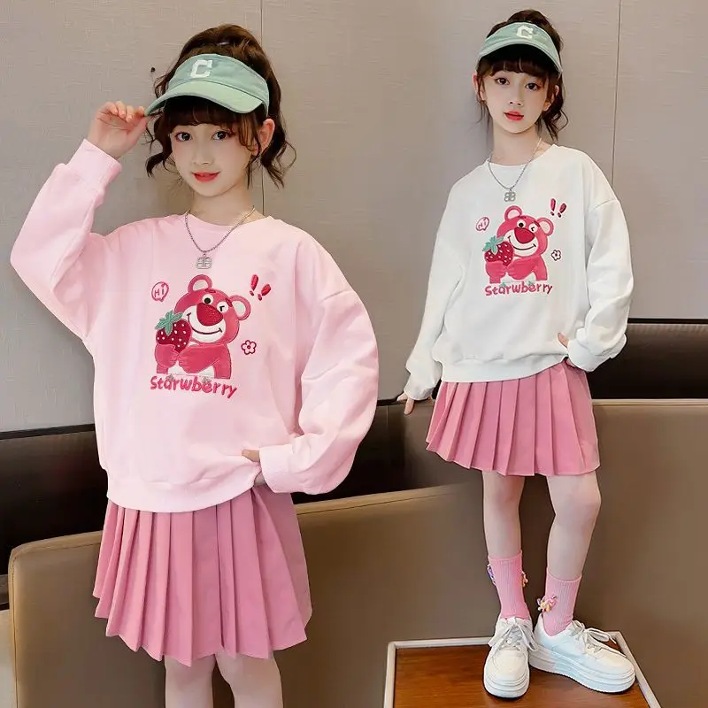 2023 New Disney Lotso Jk Suit Girls Suit Spring and Summer Skirt Cartoon Cute Sweater Pleated Skirt Two-Piece Set
2023 New Disney Lotso Jk Suit Girls Suit Spring and Summer Skirt Cartoon Cute Sweater Pleated Skirt Two-Piece Set
