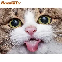 RUOPOTY Full Square Diamond Embroidery cat Diamond Painting New Arrivals Animals Rhinestone Picture Kitchen Home Decoration 
RUOPOTY Full Square Diamond Embroidery cat Diamond Painting New Arrivals Animals Rhinestone Picture Kitchen Home Decoration