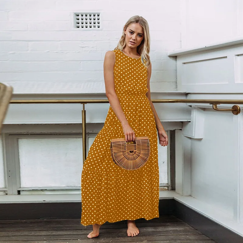 Summer Causal 2023 Bohemia Women Beach Dress Fashion Bot Print Loose Sleeveless Holiday Long Dresses Elegant Maxi Vestidos Femme
Summer Causal 2023 Bohemia Women Beach Dress Fashion Bot Print Loose Sleeveless Holiday Long Dresses Elegant Maxi Vestidos Femme