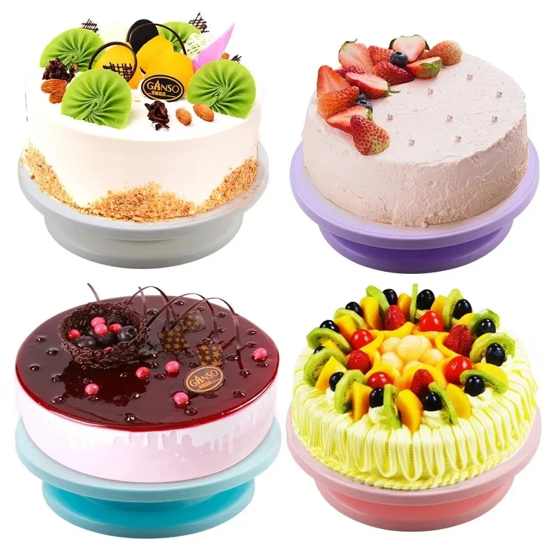 28cm plastic cake turntable kitchen baking tool set DIY mold rotation stable anti slip circular cake table matching
28cm plastic cake turntable kitchen baking tool set DIY mold rotation stable anti slip circular cake table matching