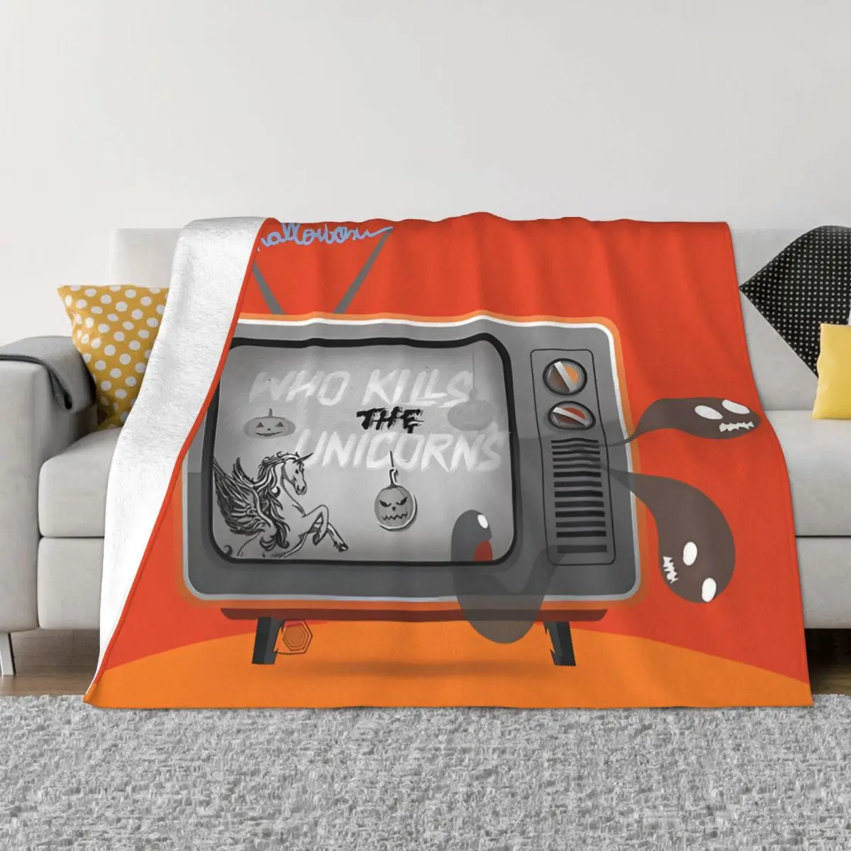 Blanket Flannel Spring Autumn Unicorns In Halloween Warm Throws For Winter Bedding
Blanket Flannel Spring Autumn Unicorns In Halloween Warm Throws For Winter Bedding