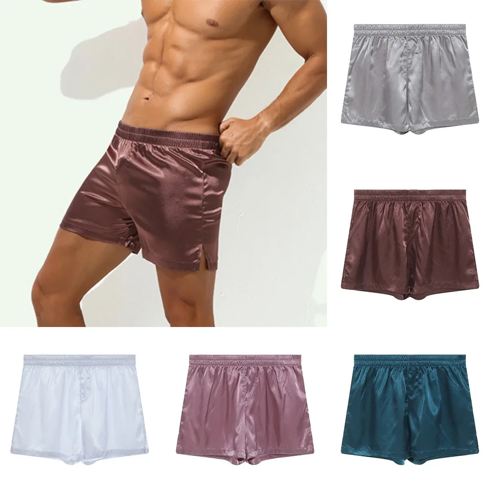 Men's Shiny Satin Boxers Home Panties Beach Bottom Pajamas Pure Thin Sexy Underwear Bikini Loose Sports Boxer Lingerie Plus Size
Men's Shiny Satin Boxers Home Panties Beach Bottom Pajamas Pure Thin Sexy Underwear Bikini Loose Sports Boxer Lingerie Plus Size