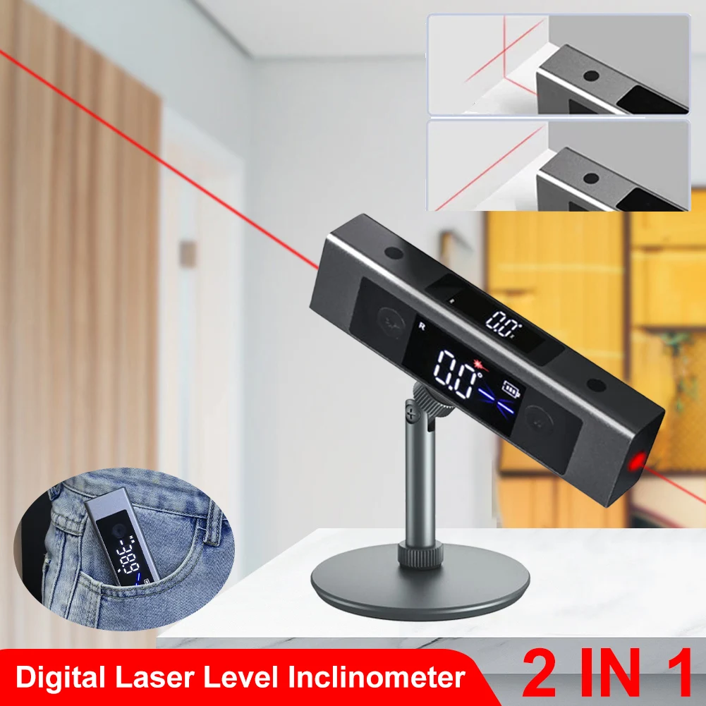 Laser Level Angle Meter Casting Instrument Measure Tool Protractor Digital Inclinometer Gauge Construction Tools Angle Ruler
Laser Level Angle Meter Casting Instrument Measure Tool Protractor Digital Inclinometer Gauge Construction Tools Angle Ruler
