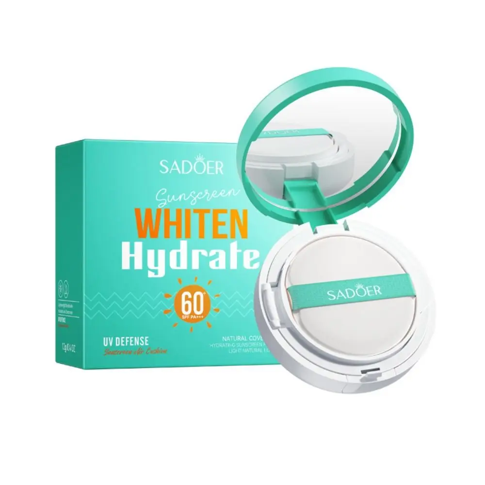 Facial Tinted Sunscreen SPF60 Sun Cushion Oil-Free Moisturizing & Soothing Face BB Cream Long-Lasting Natural Dewy 1 S1703f5f8c75c42a181bc1b45a0e87aa7g