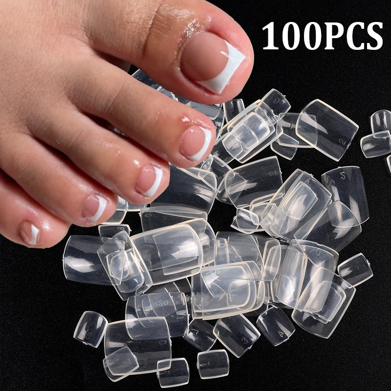 Square False Toe Nails 100pcs/Box Natural White Clear Full Cover Artificial Fake Toenail Acrylic Foot Nail Tips Manicure Tools
Square False Toe Nails 100pcs/Box Natural White Clear Full Cover Artificial Fake Toenail Acrylic Foot Nail Tips Manicure Tools