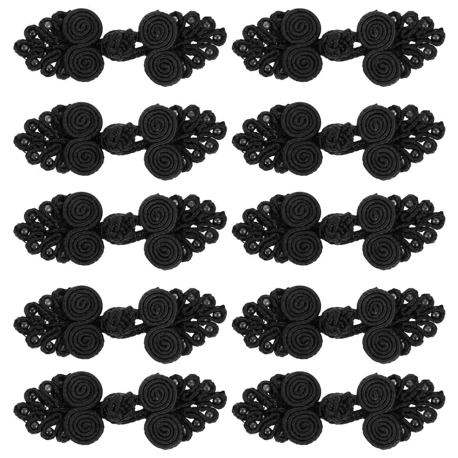 10 Pcs Seven Beads Buckle Vintage Decor Chinese Frog Buttons Polypropylene Handmade Sewing Fasteners 
10 Pcs Seven Beads Buckle Vintage Decor Chinese Frog Buttons Polypropylene Handmade Sewing Fasteners