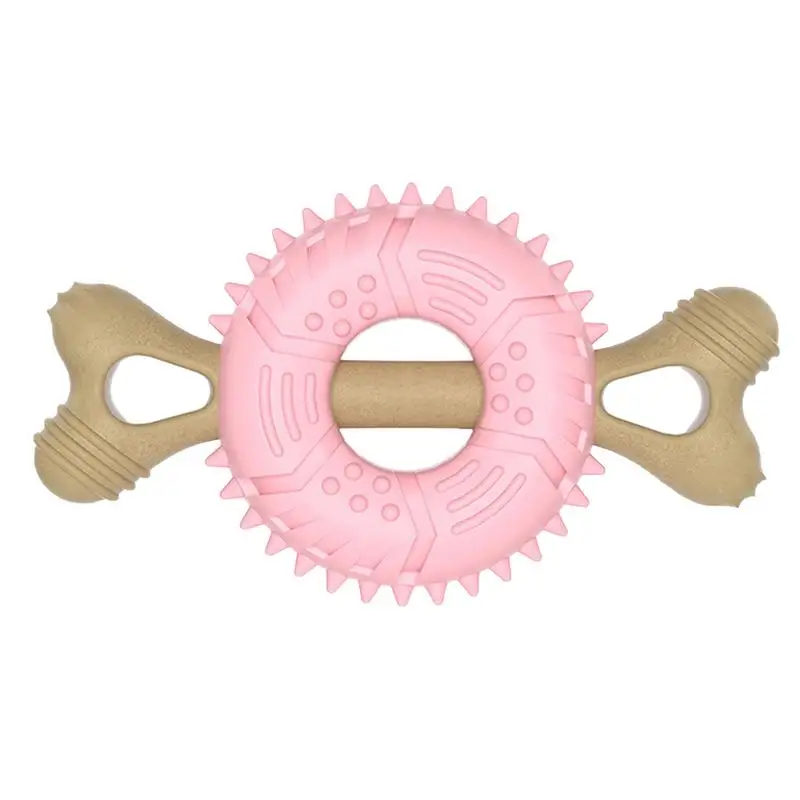 Dog Toy Bone Cute Puppy Teether Dog Chewing Toys Bite-Resistant Bone And Tire Teeth Grinding Toy Interactive Toy For Small
Dog Toy Bone Cute Puppy Teether Dog Chewing Toys Bite-Resistant Bone And Tire Teeth Grinding Toy Interactive Toy For Small