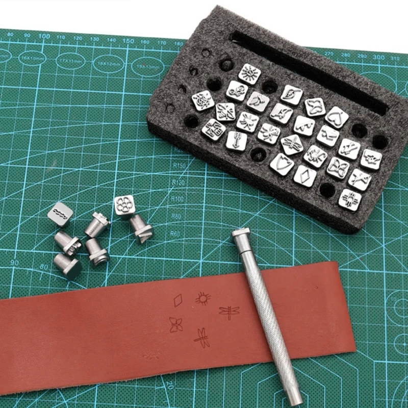 

Leather Stamp Tools Stamps Stamping Carving Metal Tool Crafting DIY Craft