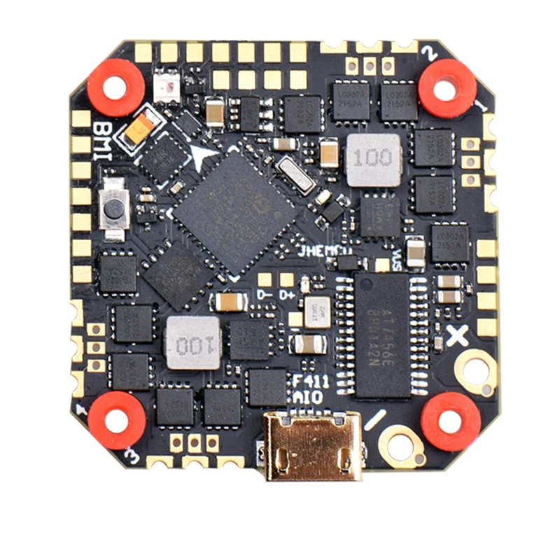 GHF411AIO-ICM 40A F411 ICM42688P Flight Controller 40A 4In1 ESC 2-6S 25.5X25.5Mm For FPV Toothpick Ducted Drones Parts
GHF411AIO-ICM 40A F411 ICM42688P Flight Controller 40A 4In1 ESC 2-6S 25.5X25.5Mm For FPV Toothpick Ducted Drones Parts