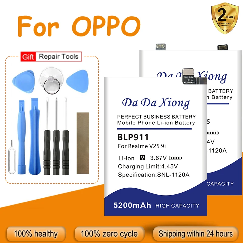 

Battery For OPPO Realme OnePlus Reno Find A57S RX17 A58 A97 R17 R9SK 1+9 7SE V25 9i 9 8 A77 X5 Q5i Q3S V23 Pro / GT Neo 5 5G