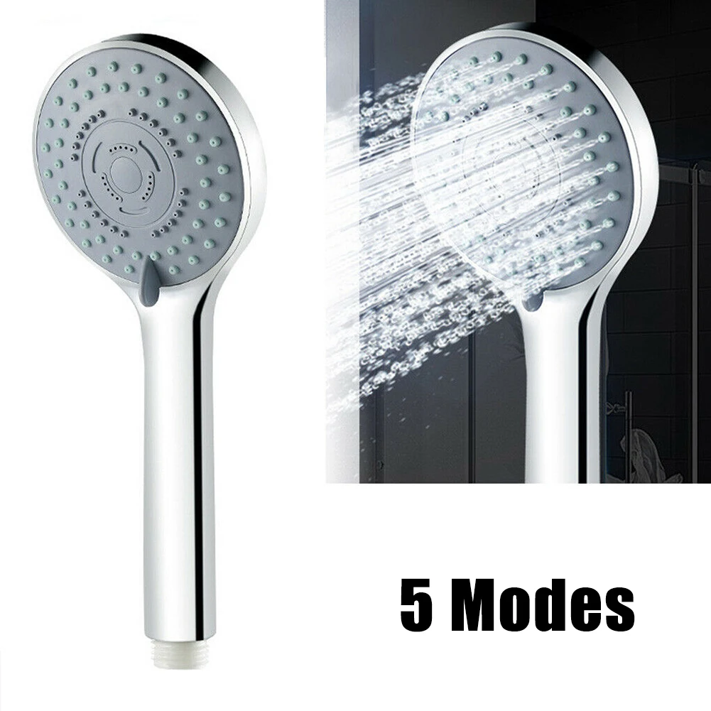 Handset Shower Head Bathroom Single Replacement Saving Water 5 Mode Accessories Anti-limescale Chrome Function
Handset Shower Head Bathroom Single Replacement Saving Water 5 Mode Accessories Anti-limescale Chrome Function