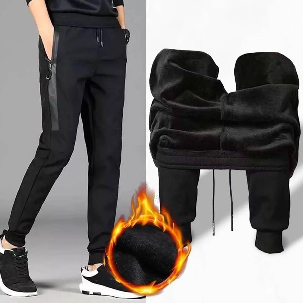Fashion Men's Winter Warm Pants Thermal Trousers Elastic Mid-Waist Fleece Lined Slim Fit Jogger Sweatpants
Fashion Men's Winter Warm Pants Thermal Trousers Elastic Mid-Waist Fleece Lined Slim Fit Jogger Sweatpants