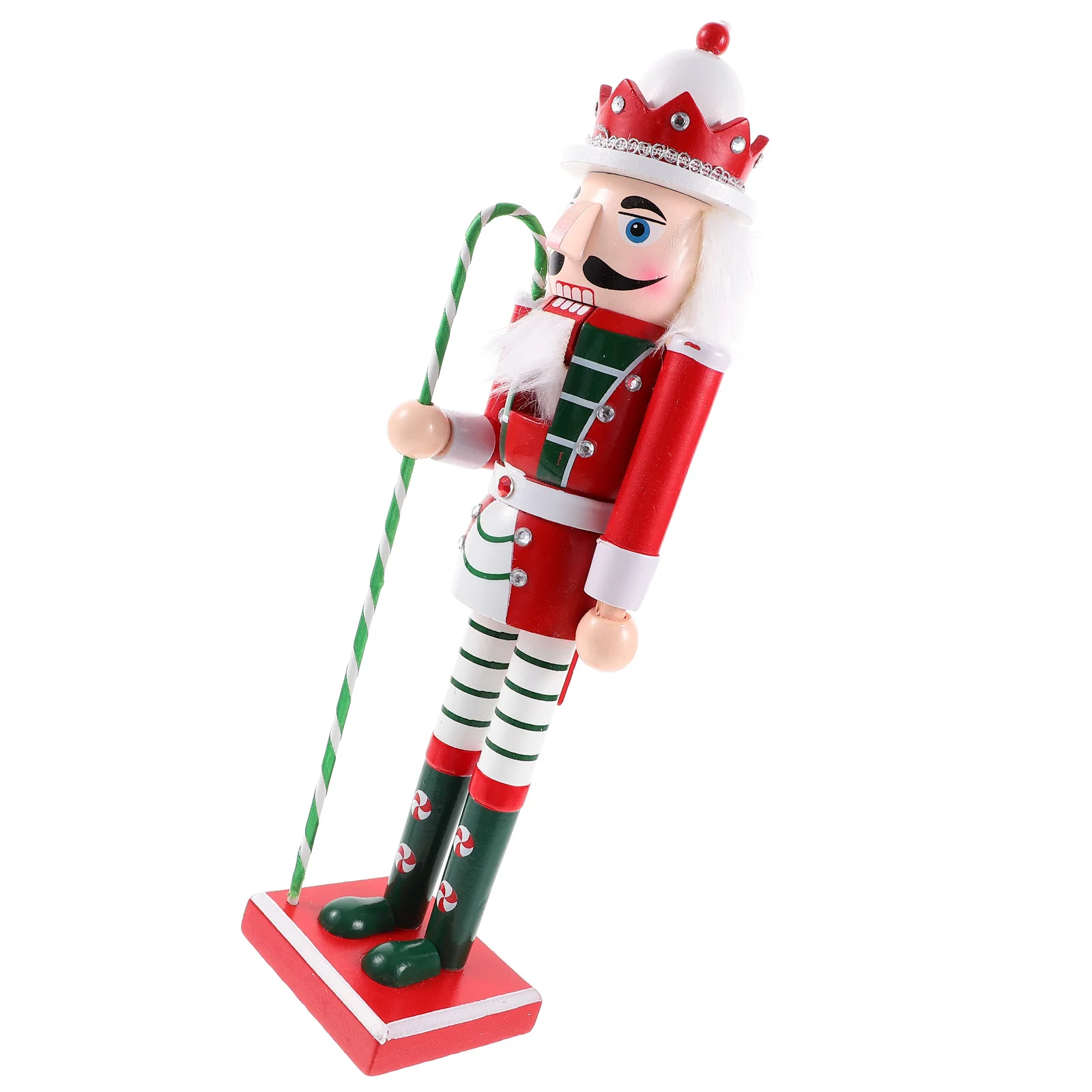 Classic Red and Green Candy Series Nutcracker Soldier Puppet Decoration Christmas Wresth Xmas Gift Nutcrackers Wood Puppets
Classic Red and Green Candy Series Nutcracker Soldier Puppet Decoration Christmas Wresth Xmas Gift Nutcrackers Wood Puppets