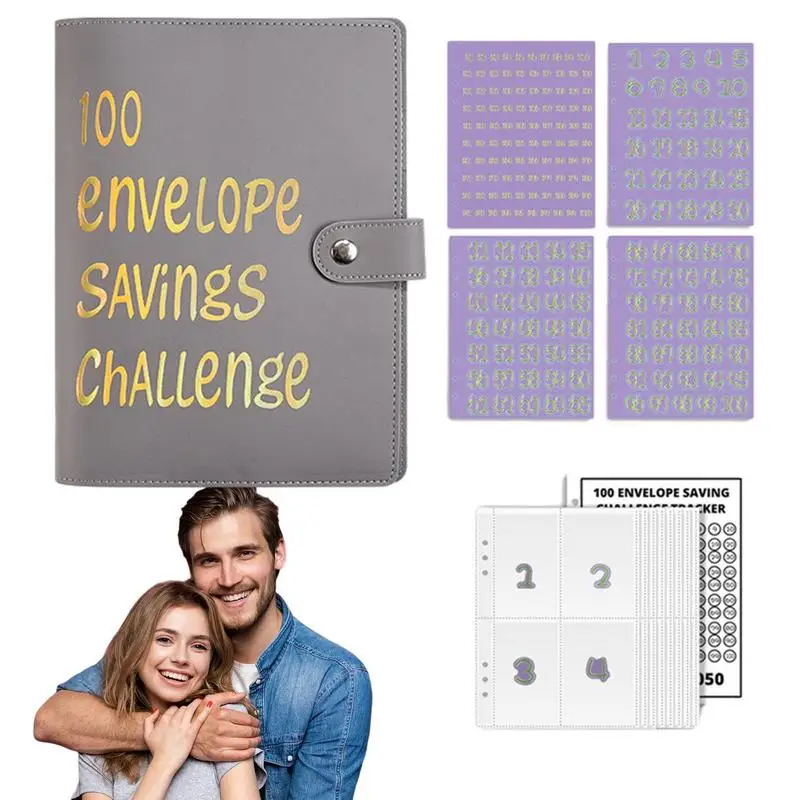 

Envelope Saving Challenge Money Saving Binder Savings Challenges Budget Book Binder With Cash Envelopes For Budgeting Planner &