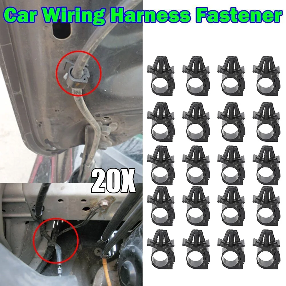 20Pcs Universal 11mm Interior Fix Clips Car Wiring Harness Fastener Lock Wire Cable Hose Clips Tie Wrap Holder Durable Car Parts
20Pcs Universal 11mm Interior Fix Clips Car Wiring Harness Fastener Lock Wire Cable Hose Clips Tie Wrap Holder Durable Car Parts