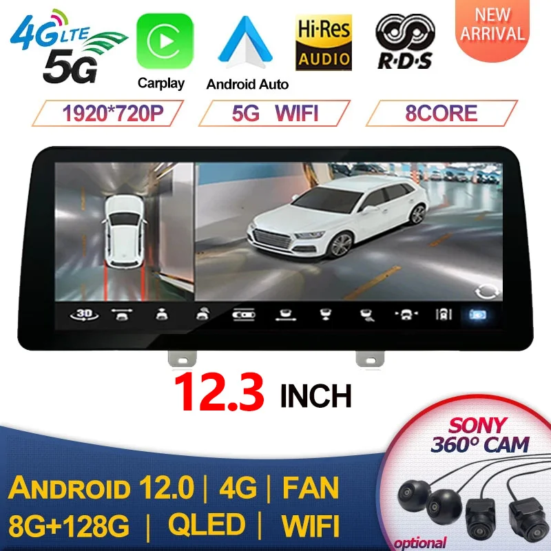 12.3"inch For BMW 5 Series G30 G31 G38 2018 Car Multimedia Video Player Android 13 EVO System 2018 - 2021 Navigation Auto 4G IPS
12.3"inch For BMW 5 Series G30 G31 G38 2018 Car Multimedia Video Player Android 13 EVO System 2018 - 2021 Navigation Auto 4G IPS