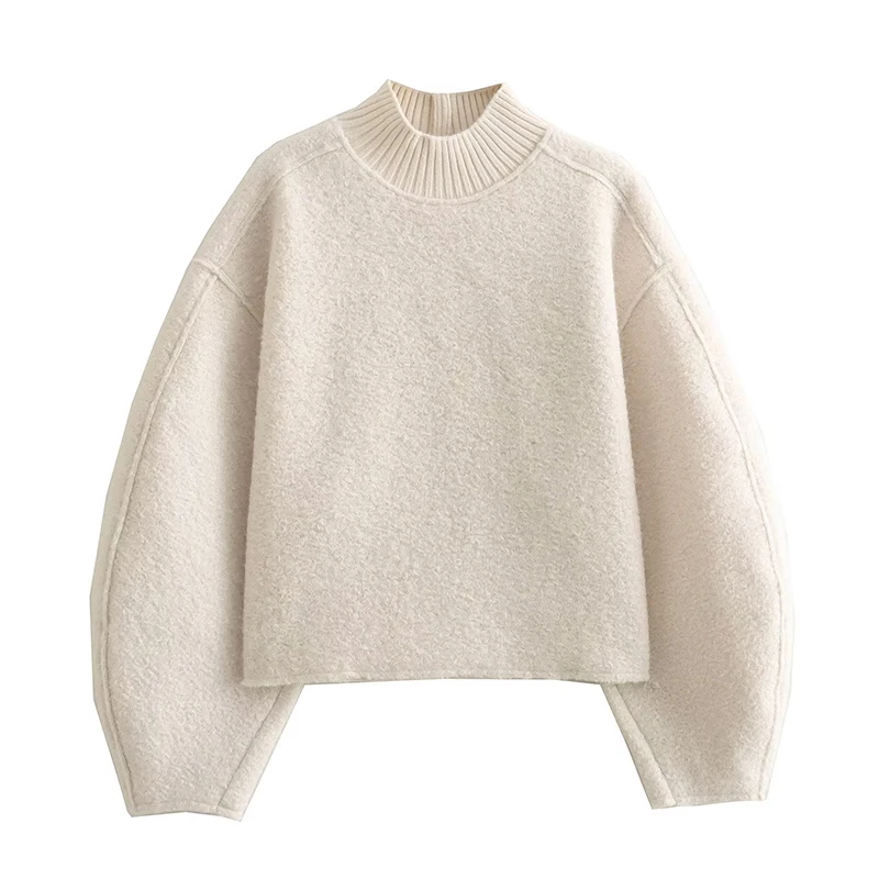 TRAF 2023 New Sweatshirts Winter Women Hoodies Fashion Loose Turtle Neck Warm Pullover Hoodies Chic Women Street Sweatshirts
TRAF 2023 New Sweatshirts Winter Women Hoodies Fashion Loose Turtle Neck Warm Pullover Hoodies Chic Women Street Sweatshirts