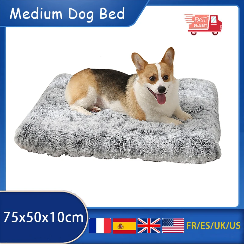 Long Plush Dog Cushion Bed Super Soft Fluffy Dog Bed Basket For Medium Sleeping Bed Cat Washable Dog Crate Mattress 75x50x10cm
Long Plush Dog Cushion Bed Super Soft Fluffy Dog Bed Basket For Medium Sleeping Bed Cat Washable Dog Crate Mattress 75x50x10cm