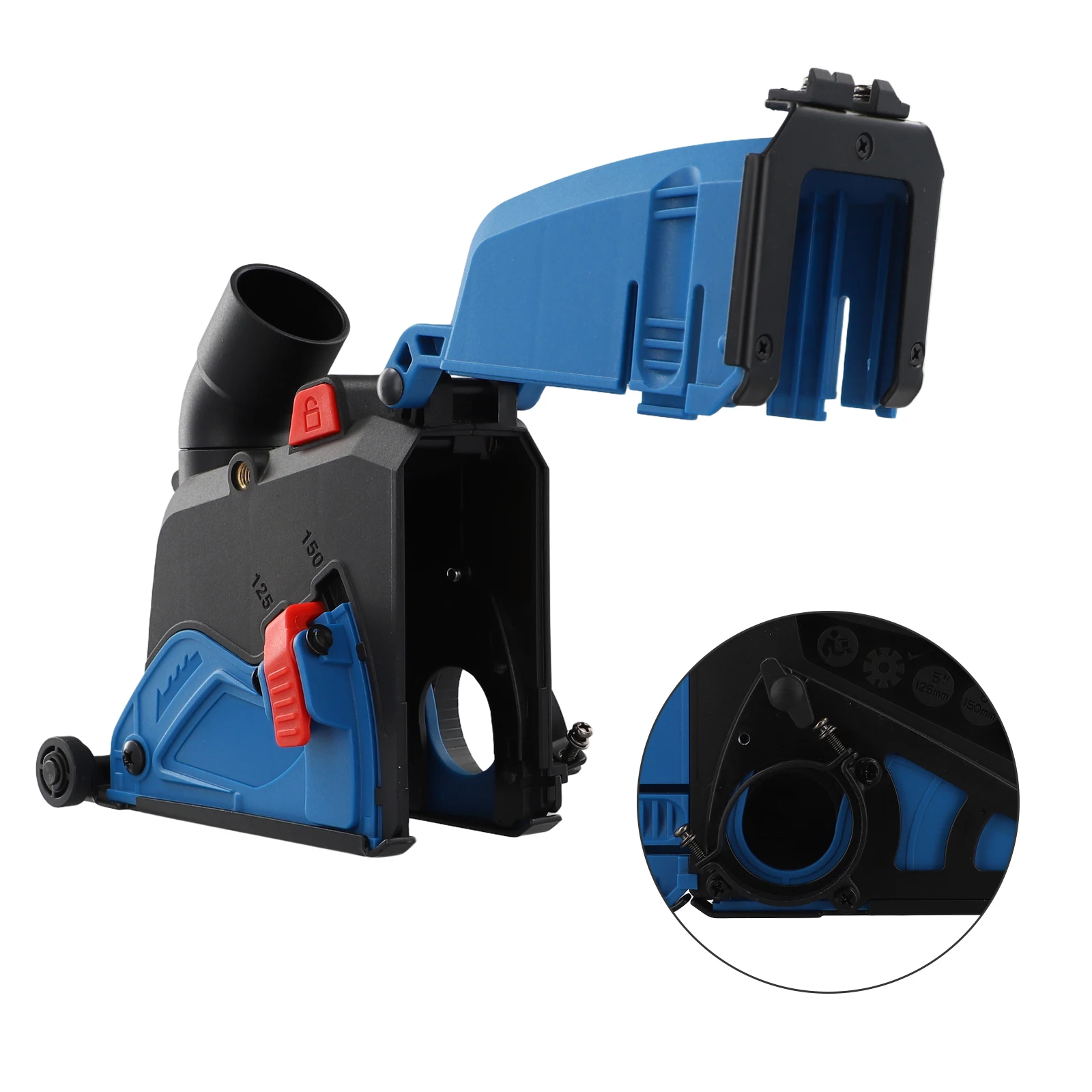 Dust Cover Collector With Vacuum Attachment Angle Grinder Dust Cover Dust Shroud PVC Dust Covers For Concrete Grooving 195*115mm
Dust Cover Collector With Vacuum Attachment Angle Grinder Dust Cover Dust Shroud PVC Dust Covers For Concrete Grooving 195*115mm