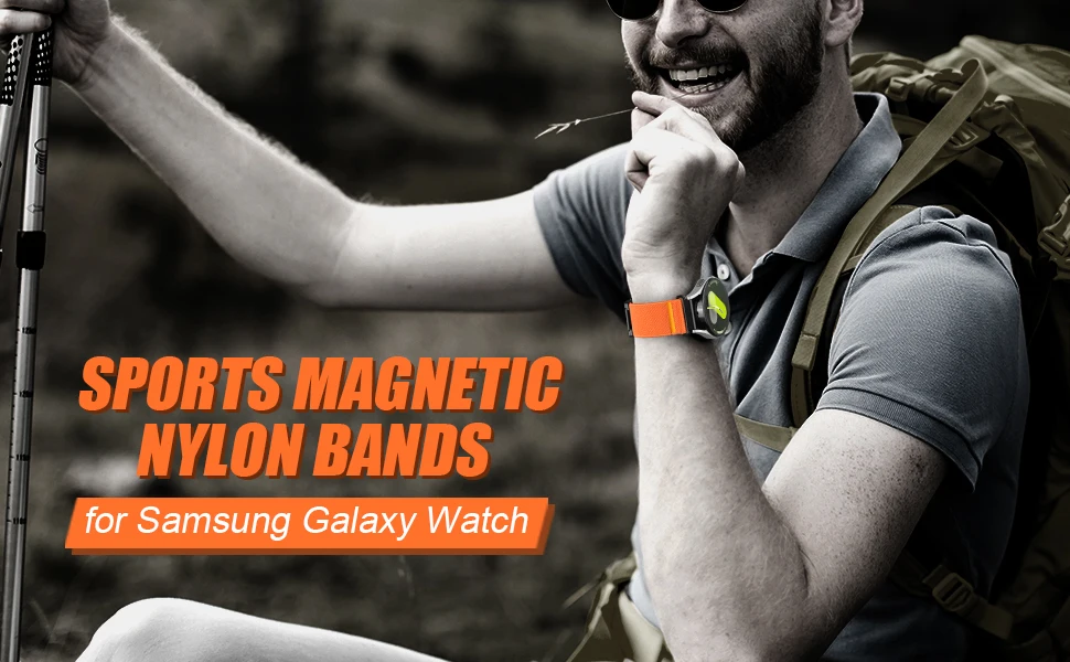 20/22mm Magnetic Buckle strap for Samsung Galaxy Watch 7 6 5 4 40/44mm 6Classic 47mm Nylon Loop band for Huawei Watch GT5 Pro 4 20/22mm Magnetic Buckle strap for Samsung Galaxy Watch 7 6 5 4 40/44mm 6Classic 47mm Nylon Loop band for Huawei Watch GT5 Pro 4